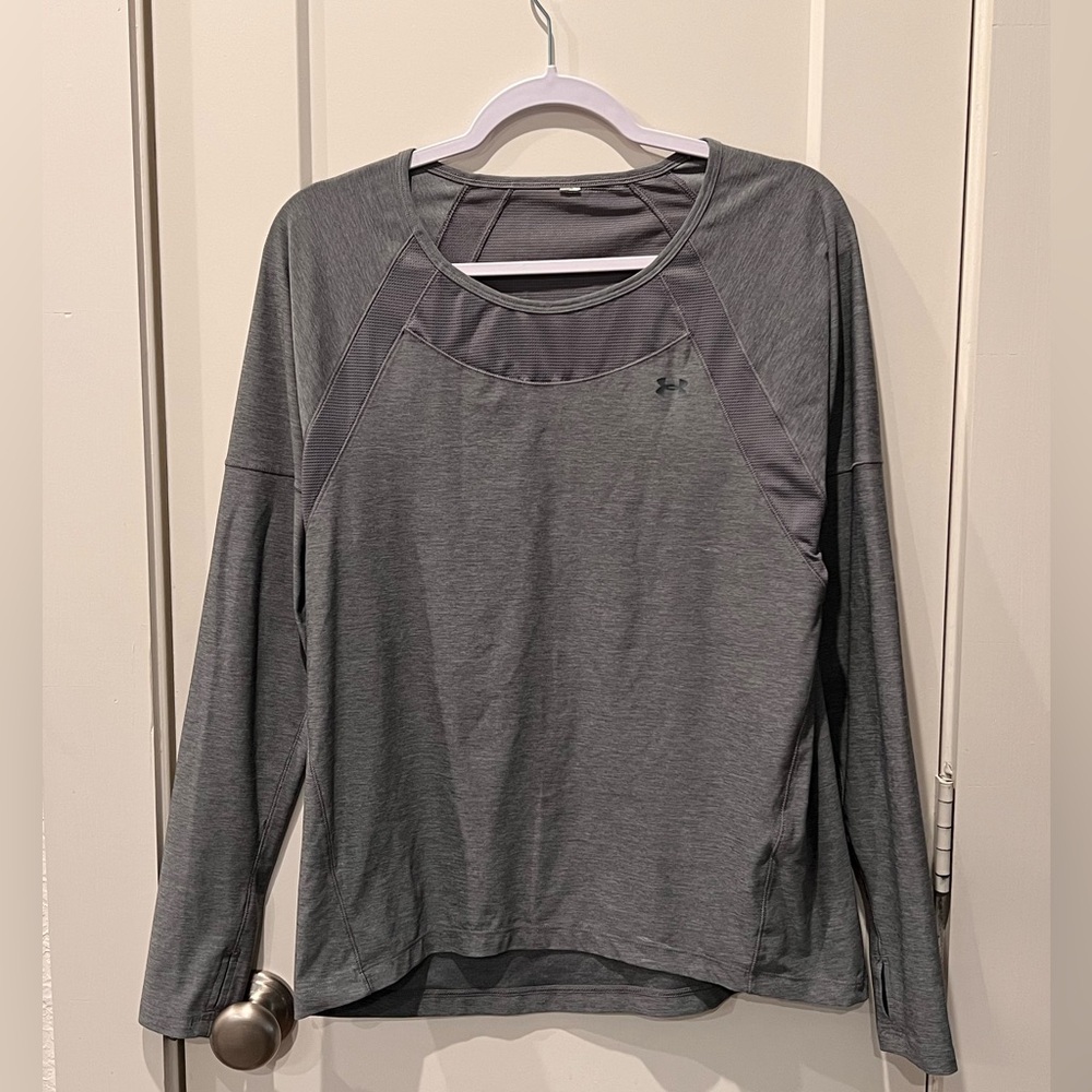 Under Armour Women's Charcoal Long Sleeve Tee